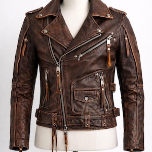 Italian Vintage Leather Jacket - Etsy