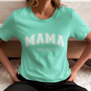 Customizable Jersey Short Sleeve Tee - Perfect for Casual Wear, Gifts, Mother&#39;s day shirt, Moms shirt, MAMA gift, gift for her