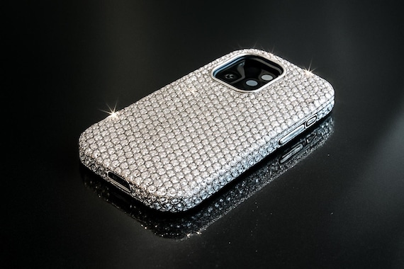 Luxury Swarovski Crystal iPhone Case: Handmade Bling Diamond Phone Cover for iPhone 17 / 16 /15 Pro Max Plus – Rhinestone Clear Sparkly Case