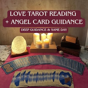 Lectura de Tarot del Amor / Cartas de Ángeles / Claridad Espiritual / Guía de Llamas Gemelas / Lectura el mismo día / Perspectiva de las Relaciones