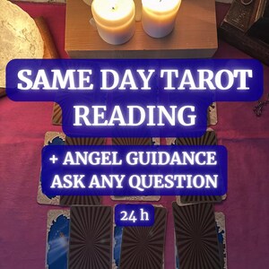 Lectura de Tarot el mismo día / Cartas de Ángeles y Oráculo / Haz una pregunta / Percepción intuitiva / Orientación espiritual / Lectura precisa