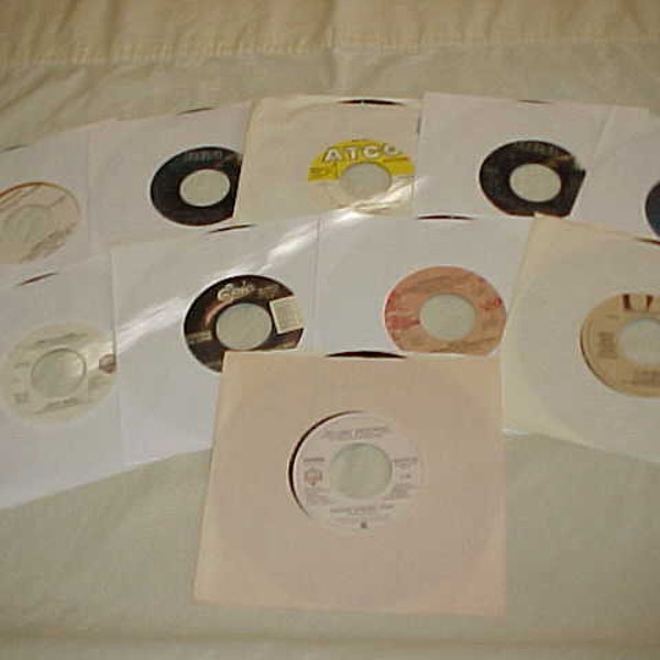Ten 1980s Country Vinyl 45 Records - Bellamy Brothers, Crystal Gayle, David Frizzell, Merle Haggard, Emmylou Harris, Alabama, Conway Twitty