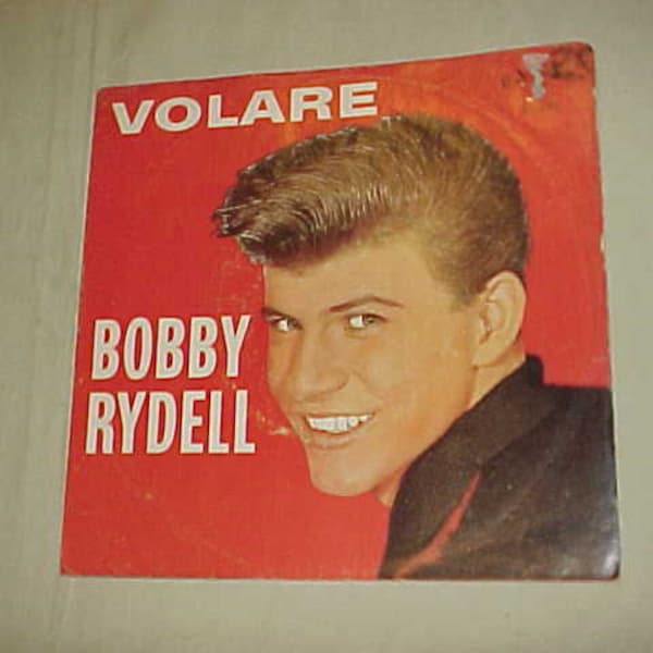 Bobby Rydell - 45 Vinyl Record Picture Sleeve - Volare / I'd Do It Again