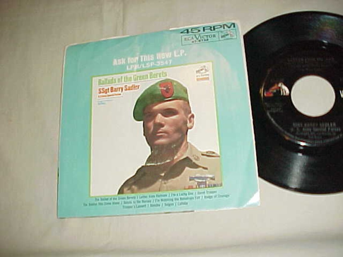 Ssgt Barry Sadler Letter From Vietnam