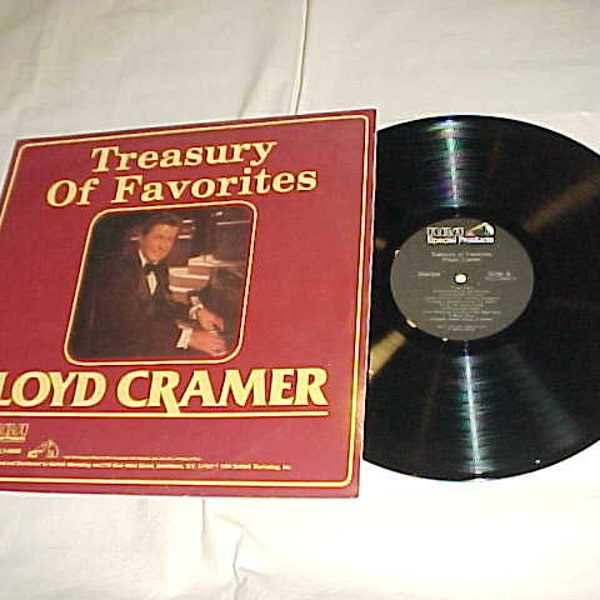 Floyd Cramer - 33 LP Vinyl Record - Treasury Of Favorites