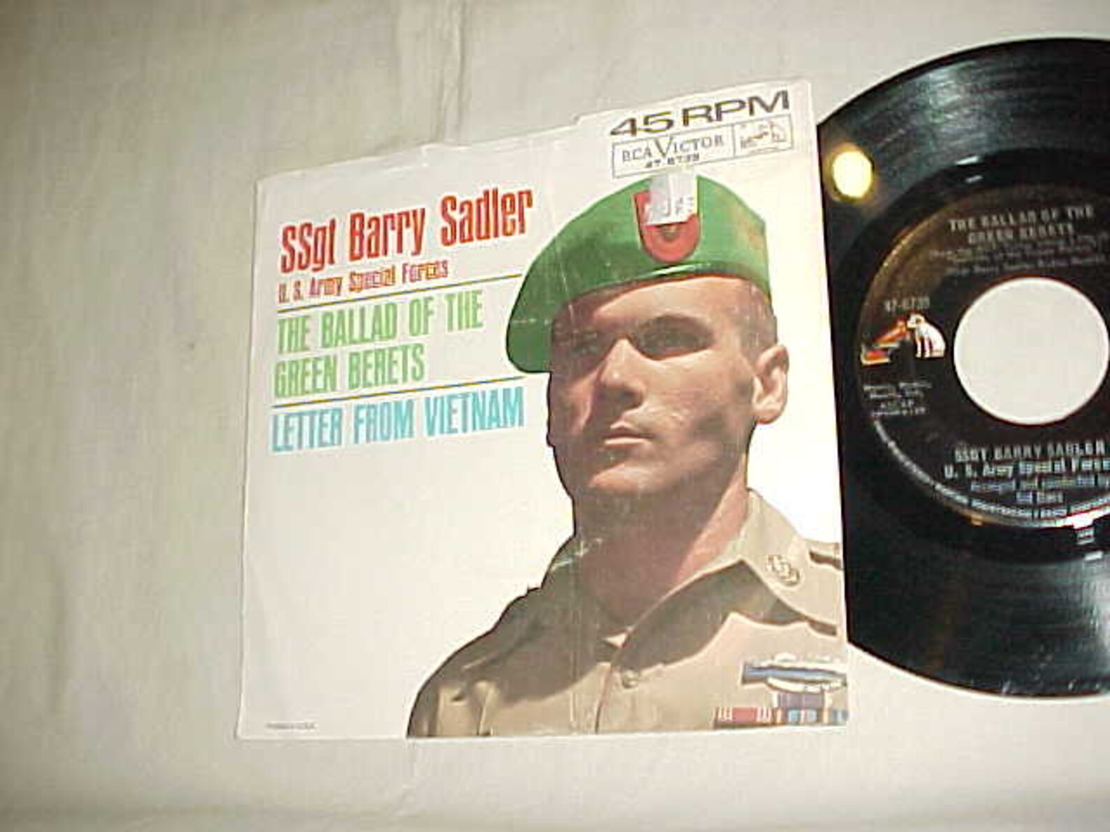 Ssgt Barry Sadler Letter From Vietnam