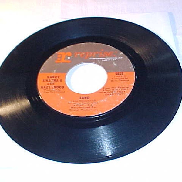 Nancy Sinatra and Lee Hazlewood - 45 Vinyl Record - Sand / Ladybird