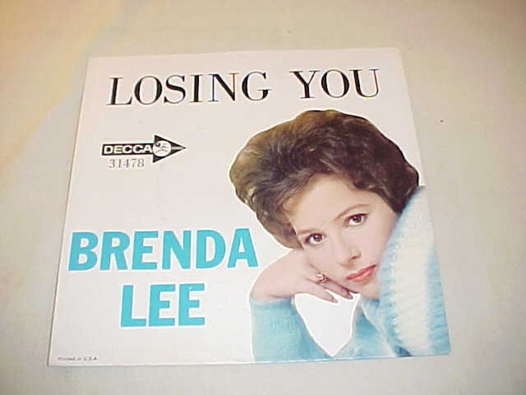 Brenda Lee 45 Vinyl Record Picture Sleeve ONLY Losing You - Etsy