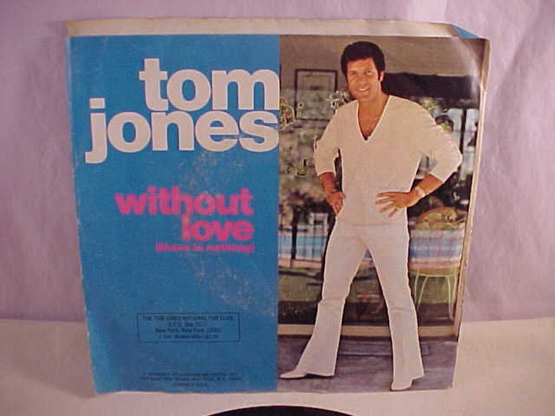 Lonely Is A Man Without Love Tom Jones Tom Jones - 45 Vinyl Record With Picture Sleeve - Without Love (there