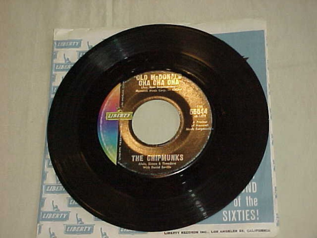 The Chipmunks 45 Vinyl Record Alvin's All Star Chipmunk Band / Old