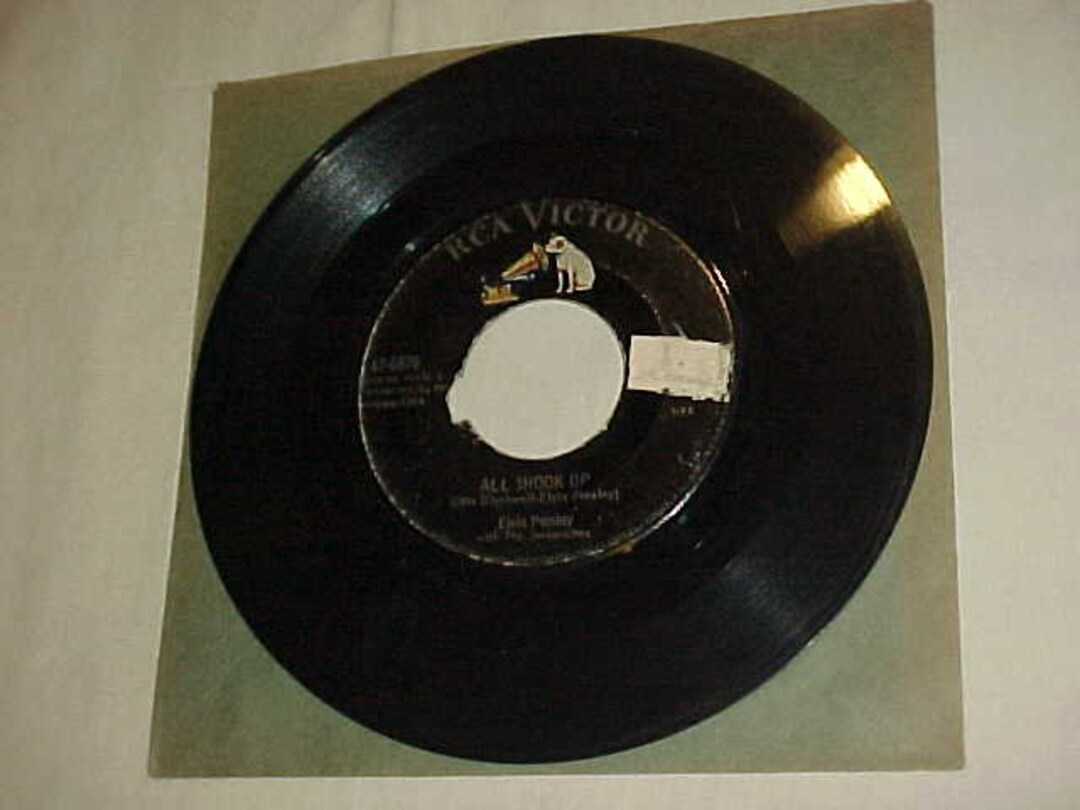Elvis Presley - Vinyl 45 Record - All Shook up / That's When Your ...