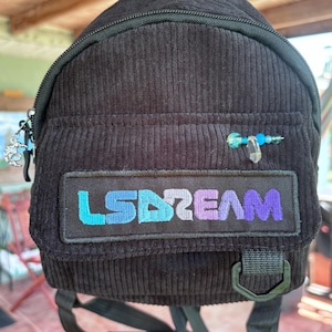 Lsdream Inspired Patch Mini Festival Backpack / Bag