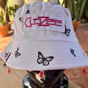 Clozee Inspired Festival Bucket Hat with Beaded Fringe