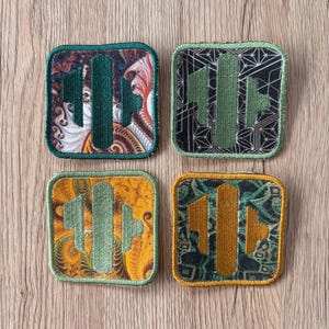 Jade Cicada DJ Logo Patch