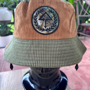 Of The Trees Inspired Two Tone Corduroy Festival Bucket Hat