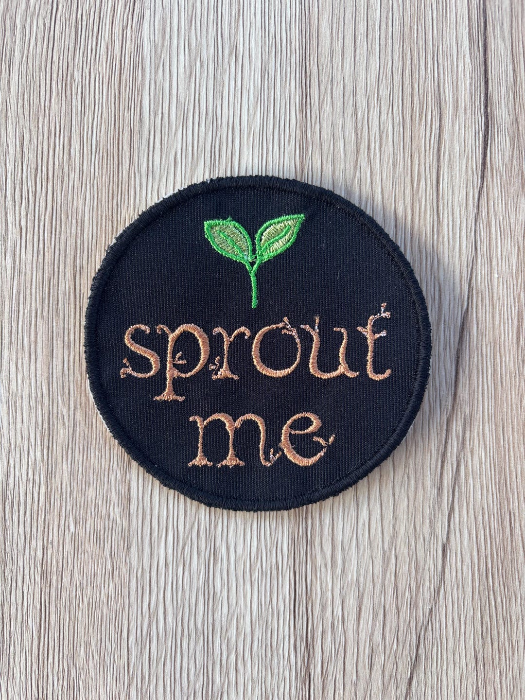 Sprout Pin Rave Sprout Me Rave / Festival EDM Patch - Etsy