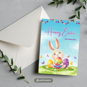 Cartões de Páscoa para Imprimir | Cartão de Saudação Minimalista de Páscoa | Download Digital Feliz Páscoa | Conjunto de Cartões de Páscoa Fofos | Download Instantâneo em PDF