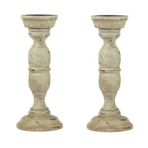 Rustic Candle Holder, Candle Holder Wood, Candlesticks, Candle stick Holder, Wooden Candle Sticks, Pillar Candle Holder Handmade - Pair of 2