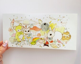 cute postcards etsy cute postcards