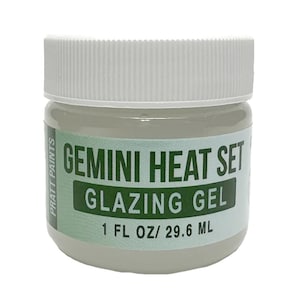 Gemini Heat Set Glazing Gel, Reborn Doll Making Paint, Heat Set Paint, Top Coat Glazing Gel, Artist Paint, Fabric Paint