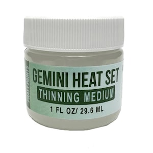 Gemini Heat Set Thinning Medium, Reborn Doll Making Paint, Heat Set Paint, Top Coat Thinning Medium