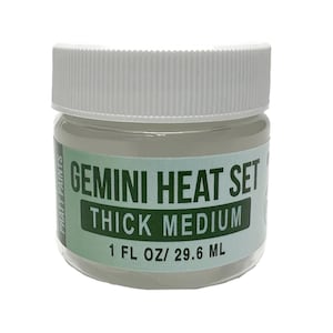 Gemini Heat Set Thick Medium, Reborn Doll Making Paint, Heat Set Paint, Top Coat Thickening Medium