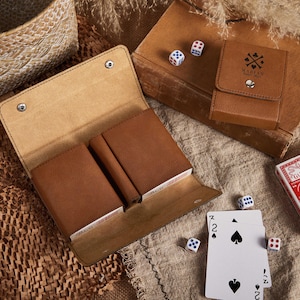 Porta cartas de póker, estuche personalizado para naipes, estuche personalizado para cartas de póker, estuche personalizado para barajas, regalo para padrinos de boda