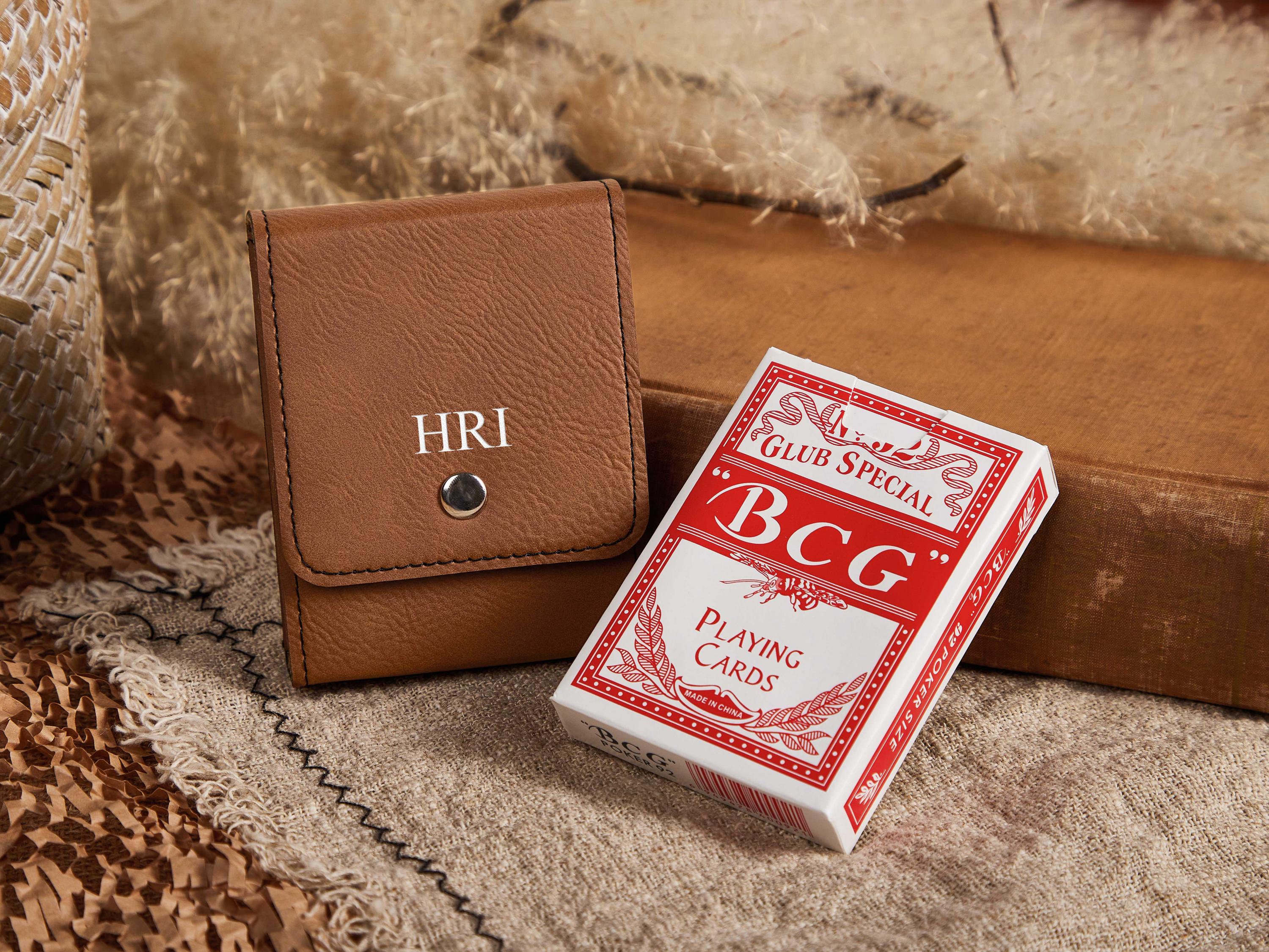 Personalized Playing Card Case, Poker Card Holder, Personalized Case for Poker Card, Personalized Deck Card Case, Groomsmen Gift