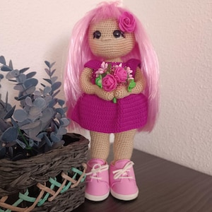Interior Crochet Doll-Souvenir for Memory-Personalized Gift