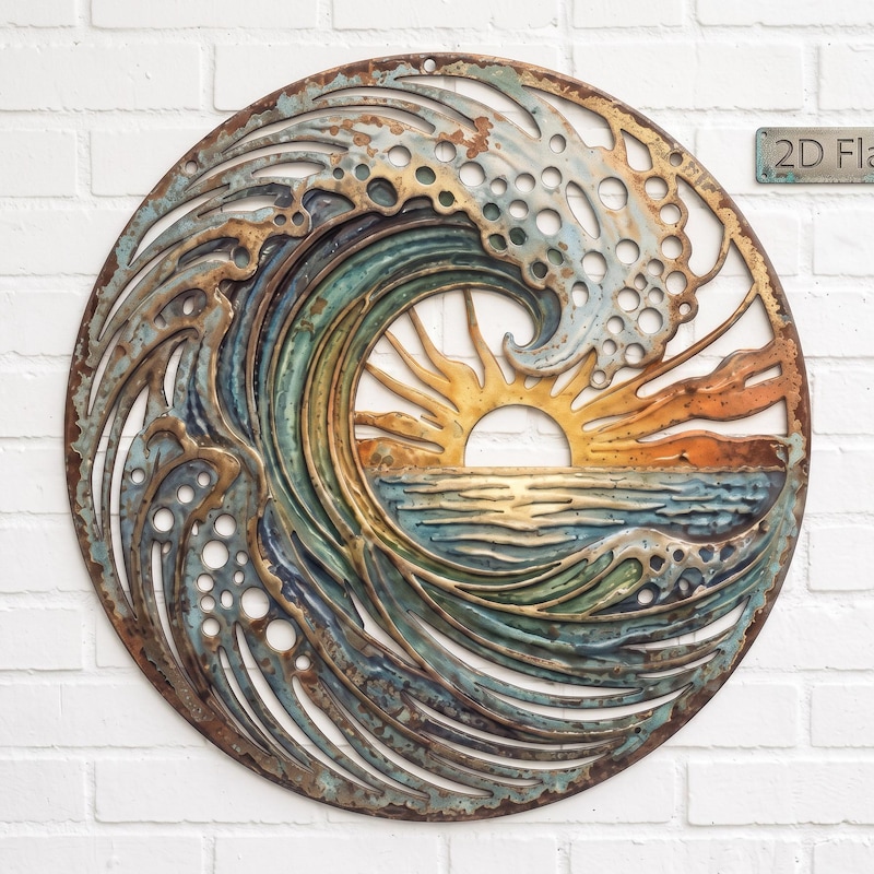 Wall Art Panels Blue - Etsy