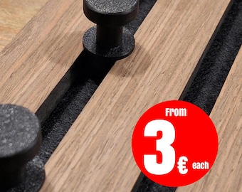 Juego de ganchos para paneles acústicos akupanel