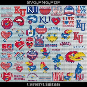Kansas jayhawks logo - Etsy 日本