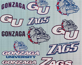 SVG de Gonzaga College de alta calidad, atletismo, SVG de Bulldogs, Zags, fútbol, universidad, baloncesto, Cricut, archivo digital.