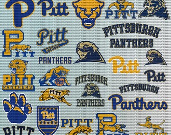 High Quality Pittsburgh College SVG, Athletics, Panthers SVG, Football, University, Basketball, Cricut, Digital File.