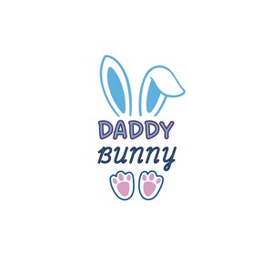 Hase SVG & PNG | Niedliches Osterhasenohren Design | Cricut Silhouette Schnittdatei | Spring Dad Shirt Aufkleber