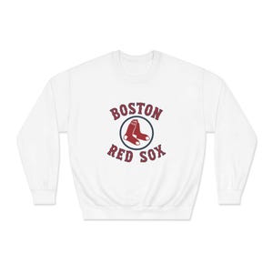 Red Sox Unisex Crewneck Sweatshirt, Boston Sports Fan Apparel, Red Sox Gift, Baseball Sweatshirt, Game Day Clothing