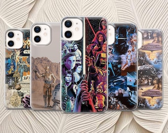 Star Wars Phone Case Collectible Jedi Cover for iPhone 17Pro Max, 16e, 15, 14, 13, 12 Samsung S25, S24, S23, S22, A16, Pixel 10, 10Pro, 9A
