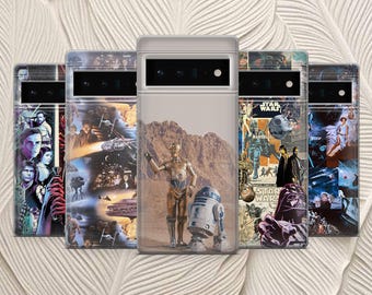 Funda de Star Wars con diseño de Darth Vader Grogu para Google Pixel 10, 10Pro, 10Pro XL, 9, 9Pro, 8A, 7, 6A, iPhone 17, 16, 15, Samsung S25, S24