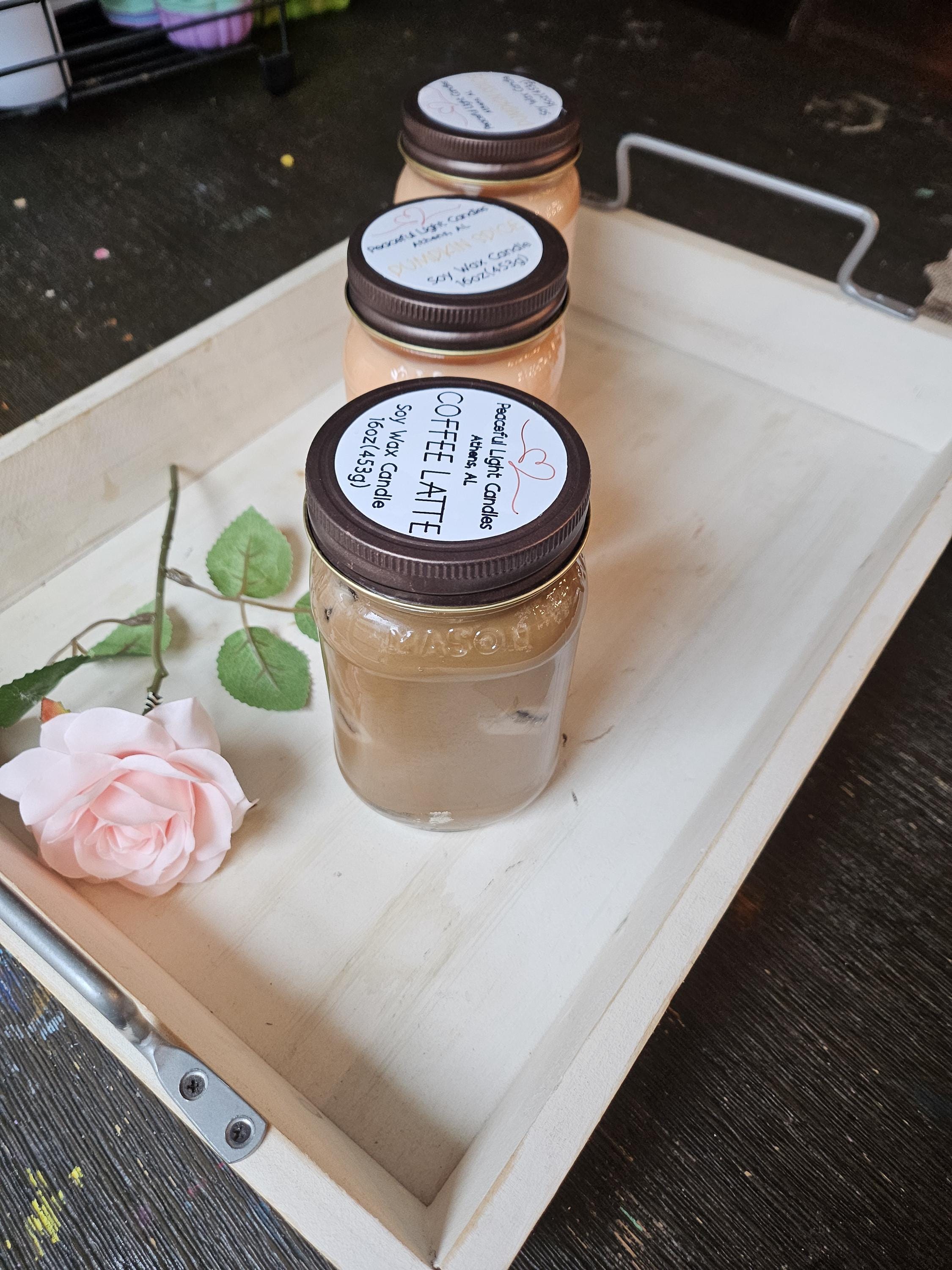 16 oz Soy Candles – Set of 3 | Highly Scented Jar Candles | Handmade Candle Gift Set | Custom Scented Candles | Mason Jar Candles - Thumbnail 2
