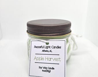 Apple Harvest Candle Crisp Fall Orchard Scent Cozy Autumn Home Fragrance Holiday Kitchen Comfort Seasonal Gift Rustic Farmhouse Candle