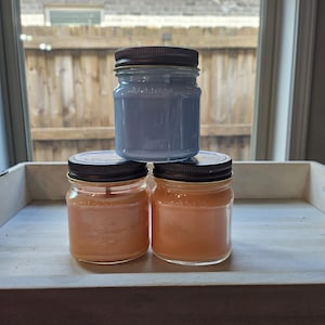 Soy Candle Gift Set: 3 Wood Wick Candles, Cozy Fall Scents