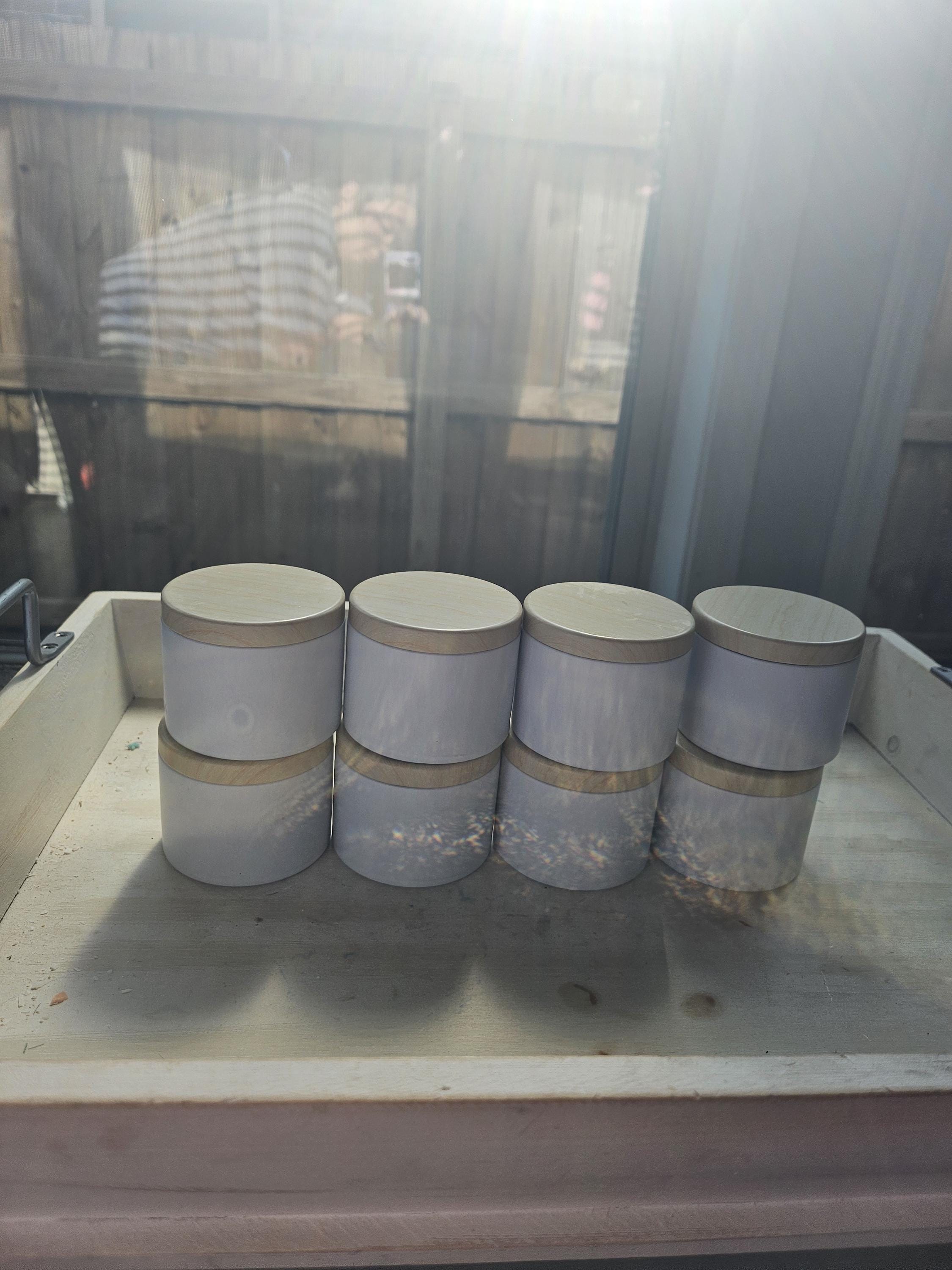 Custom Soy Candle Gift Set – 4oz Tin Candles with Cotton Wicks – Choose a 2-Pack, 4-Pack, or 6-Pack – Custom Scent – Gift for Her or Him - Thumbnail 6