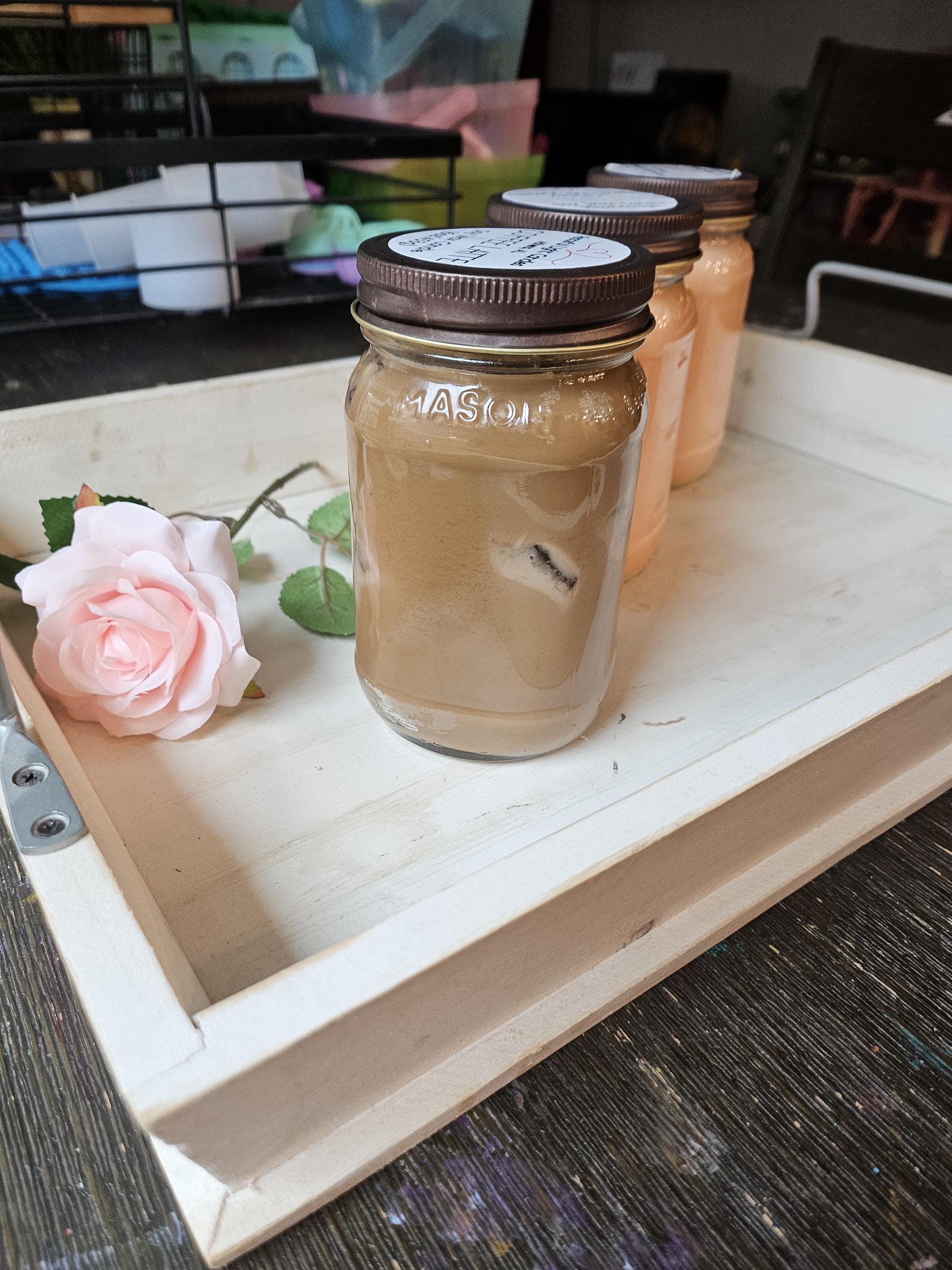 16 oz Soy Candles – Set of 3 | Highly Scented Jar Candles | Handmade Candle Gift Set | Custom Scented Candles | Mason Jar Candles - Thumbnail 3