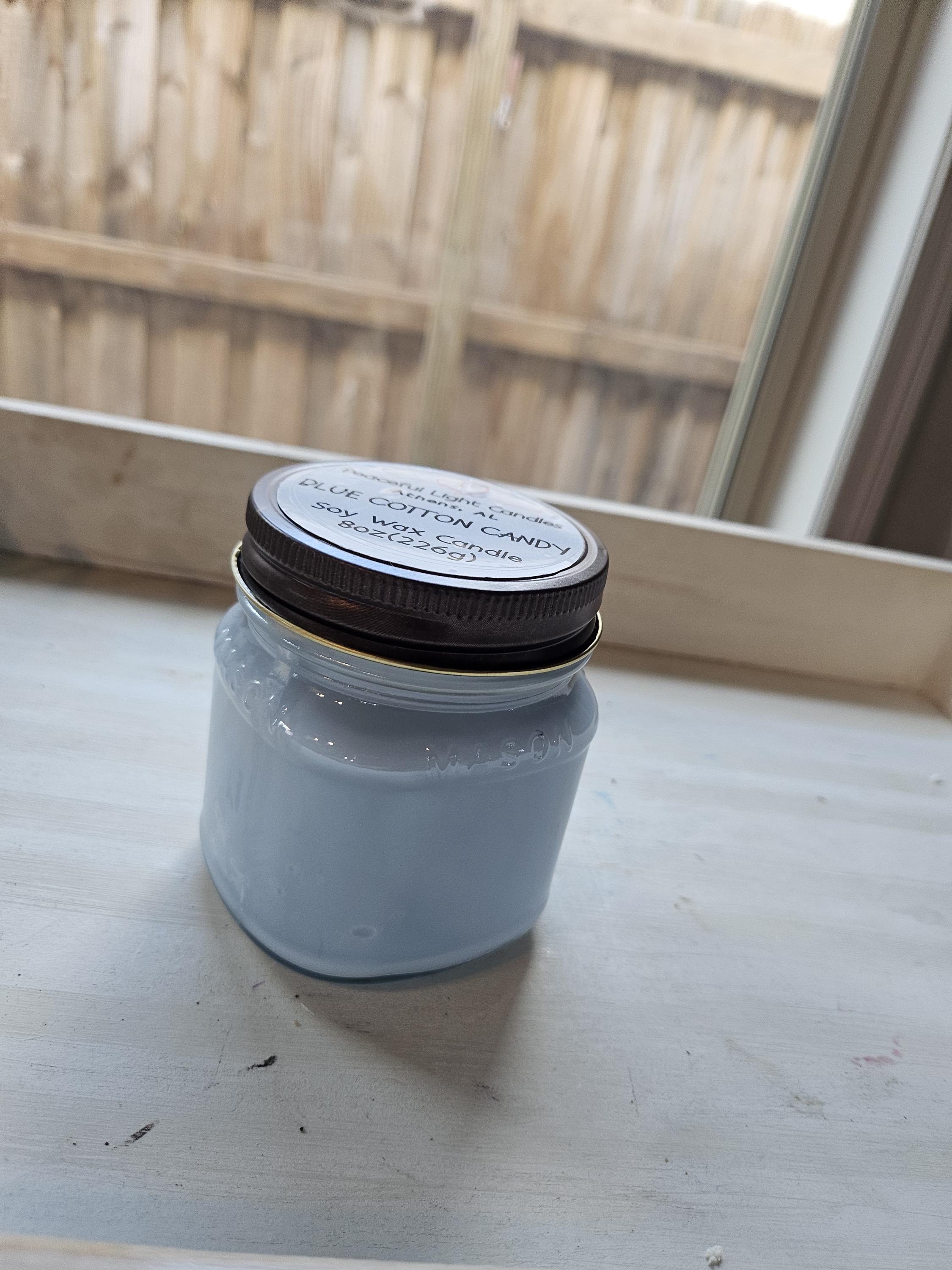 Scented Soy Candle 8 oz | Crackling Wood Wick | Natural Wax | Cozy Gift | Handcrafted Candle in Glass Jar - Thumbnail 2