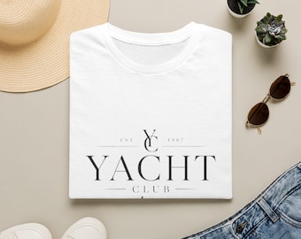 Camiseta con el logo del club náutico / Camiseta de vela náutica