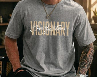 Camiseta Visionary Script / Camiseta Visionary Typography