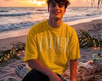 Camiseta "Definición de Padre" / Camiseta con tipografía de fe cristiana