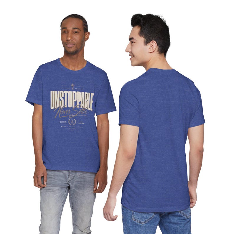 Camiseta "Imparable, nunca te conformes" / Camiseta con tipografía motivacional imagen 16