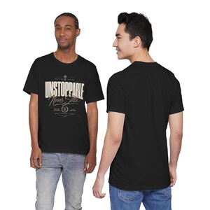 Camiseta "Imparable, nunca te conformes" / Camiseta con tipografía motivacional imagen 10