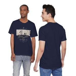 Camiseta "Imparable, nunca te conformes" / Camiseta con tipografía motivacional imagen 19